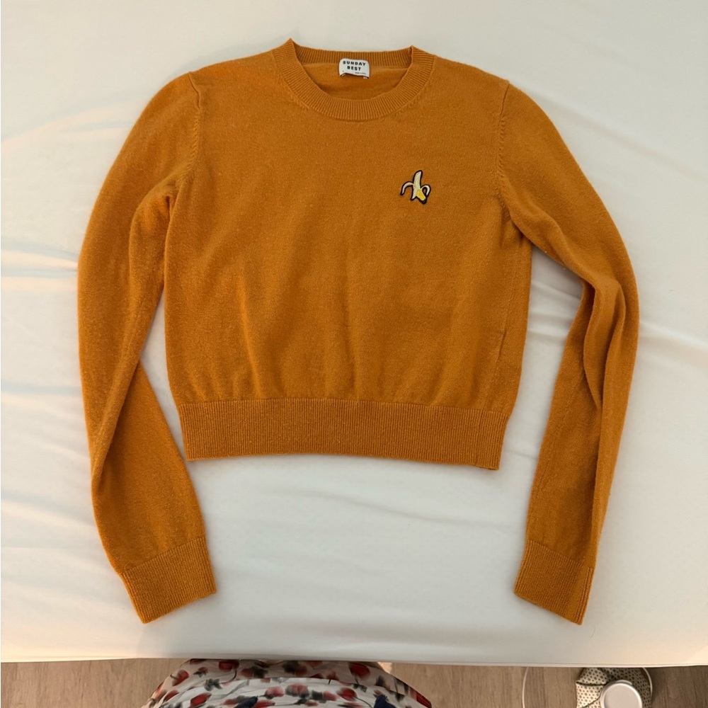 Aritzia Sunday Best Banana Sweater